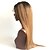 preiswerte Echthaarperücken mit Spitze-Cabello Natural Remy Vollspitze Perücke Rihanna Stil Brasilianisches Haar Glatt Ombre Perücke 130% Haardichte mit Babyhaar Gefärbte Haarspitzen (Ombré Hair) Natürlicher Haaransatz Afro-amerikanische