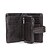 cheap Wallets-Men&#039;s Bags Cowhide Wallet Bi-fold Ruffles Solid Colored Logo Office &amp; Career Black Dark Coffee