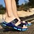 ieftine Șlapi Bărbați &amp; Flip-Flops-Bărbați Pantofi PVC Primăvară Vară Toamnă Confortabili Papuci &amp; Flip-flops Plimbare Cataramă pentru Casual În aer liber Albastru Închis