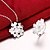 cheap Jewelry Sets-Silver Plated Jewelry Set Rings / 1 Necklace / 1 Pair of Earrings - Silver For Wedding / Daily / Casual