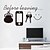 cheap Wall Stickers-Fashion / Cartoon / Words &amp; Quotes Wall Stickers Words &amp; Quotes Wall Stickers Decorative Wall Stickers, Vinyl Home Decoration Wall Decal Wall / Glass / Bathroom Decoration 1 / Washable / Removable