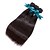 お買い得  つけ毛（ナチュラルカラー）-人間の髪編む ブラジリアンヘア ストレート 12ヶ月 ３個 ヘア織り 0.3 kg 簡単装着つけ毛