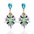 cheap Earrings-Women&#039;s Drop Earrings Earrings Rhinestone Earrings Jewelry Rainbow / Purple / Blue For Wedding Party Daily 1pc