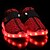 cheap Kids&#039; Light Up Shoes-Girls&#039; LED / Comfort / Novelty Leather Sneakers Magic Tape / LED Black / Red / Pink Spring / LED Shoes / Rubber / LED Shoes
