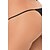 abordables Bodys Sexy-strings &amp; Tangas Femme Spandex Polyester Sexy Couleur Pleine Noir M