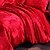 abordables Fundas de edredón-Sets Funda Nórdica 4 Piezas Mezcla de Seda y Algodón Rojo chino Rojo Jacquard Lujo / 500 / 4 Unidades (1 Cobertor de Edredón, 1 Sábana, 2 Fundas de Almohadas)