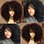 olcso Valódi hajból készült, rögzíthető parókák-Human Hair Glueless Full Lace Full Lace Wig style Brazilian Hair Kinky Curly Wig 130% Density with Baby Hair Natural Hairline African American Wig 100% Hand Tied Women&#039;s Short Medium Length Long