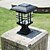 お買い得  作業灯-ソーラーパネルランプソーラーランプポストカラムヘッドライトフェンスランプウォールランプヘッドランプソーラーライト屋外庭のライト