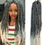 billiga Virkat hår-Senegal twist Flätor Hårförlängningar Kanekalon Hårflätor