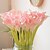 זול פרח מלאכותי-7 סניפים 3 clor גודל גדול פו calla שושן לקשט פרחים מלאכותיים