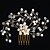 abordables Casque de Mariage-Perle / Cristal Peignes / Coiffure avec Fleur 1 pc Mariage / Occasion spéciale Casque