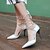 cheap Women&#039;s Heels-Women&#039;s Shoes Leatherette Winter Spring Summer Fall Ankle Strap Club Shoes Heels Stiletto Heel Pointed Toe Lace-up for Casual Dress Party