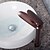 abordables Grifería para lavabos-Baño grifo del fregadero - Cascada Bronce Aceitado Conjunto Central 1 Orificio / Sola manija Un agujeroBath Taps
