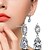 cheap Earrings-Crystal AAA Cubic Zirconia Drop Earrings Ball Earrings Solitaire Two Stone Mood Ladies Blinging everyday Cubic Zirconia Earrings Jewelry Green / Silver For Wedding Party Daily Casual Masquerade