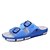 abordables Pantuflas y chanclas de hombre-Hombre Zapatos PVC Primavera Verano Otoño Confort Zapatillas y flip-flops Paseo Hebilla para Casual Al aire libre Azul Oscuro Marrón Azul