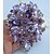 cheap Brooches-Crystal Brooches Casual Vintage everyday Party Brooch Jewelry Purple For Wedding Party Special Occasion Anniversary Birthday Gift