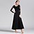 tanie Odzież do tańca-Ballroom Dance Dress Lace Women&#039;s Performance Long Sleeve Natural Lace Milk Fiber