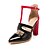 cheap Women&#039;s Heels-Women&#039;s Heels Chunky Heel Pointed Toe Comfort Novelty Wedding Casual Dress Buckle Patent Leather Customized Materials Summer White / Black / Red / Party &amp; Evening / 3-4 / Party &amp; Evening