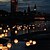 billige Stearinlys og lysestaker-festival lampe flytende vann firkantet lantern papir lanterner som ønsker lantern lloating stearinlys