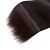 billige Hårforlengelse med naturlig farge-3 pakker Hårvever Brasiliansk hår Rett Hairextensions med menneskehår Ubehandlet hår Menneskehår Vevet 8-26 tommers Natur Svart / 10A
