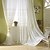 cheap Sheer Curtains-Eco-friendly Curtains Drapes Two Panels / Embroidery / Bedroom