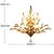 cheap Candle-Style Design-7-Light 62 cm Crystal / Mini Style Pendant Light Metal Crystal Brass Modern Contemporary 110-120V / 220-240V