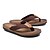 cheap Men&#039;s Slippers &amp; Flip-Flops-Men&#039;s PU Summer Slippers &amp; Flip-Flops Walking Shoes Wearable Light Brown / Gray
