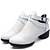 cheap Dance Sneakers-Women&#039;s Dance Shoes Leather Modern Shoes Sneaker / Split Sole Low Heel Non Customizable Black / White / Red