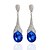 cheap Earrings-Women&#039;s Drop Earrings Hoop Earrings Regular Earrings Jewelry Green / Red / Blue For Party Wedding Casual 1pc