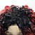 baratos Perucas sintéticas de renda premium-Perucas Lace Front Sintéticas Kinky Curly Crespo Cacheado Frente de Malha Peruca Médio Vermelho Cabelo Sintético Mulheres Raízes Escuras Riscas Naturais Repartida ao Meio Vermelho