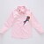 preiswerte T-Shirts &amp; Blusen-Kinder Mädchen T-Shirt Hemd Langarm Stickerei Weiß Rosa Kinder Oberteile Herbst Frühling Zeichentrick Alltag Standard