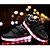 tanie Obuwie chłopięce-Dla chłopców Obuwie Syntetyczny Wiosna Świecące buty Tenisówki Haczyk i pętelka na Black / Niebieski / Różowy