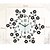 Недорогие Современные настенные часы-Современный современный Дерево / пластик AA Украшение Настенные часы Нет