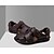 cheap Men&#039;s Sandals-Men&#039;s Nappa Leather Spring / Summer Comfort Sandals Water Shoes Black / Coffee / Casual / Outdoor