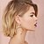 olcso Divat fülbevalók-Női Függők Európai Divat Fülbevaló Ékszerek Aranyozott / Ezüst Kompatibilitás Esküvő Parti Napi Hétköznapi