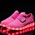 cheap Kids&#039; Light Up Shoes-Girls&#039; LED / Comfort / Novelty Leather Sneakers Magic Tape / LED Black / Red / Pink Spring / LED Shoes / Rubber / LED Shoes