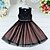 cheap Dresses-Toddler Little Girls&#039; Dress Jacquard Black Cotton Sleeveless Dresswear Dresses Summer