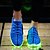 baratos Sapatos de Menino-Para Meninos Sapatos Tule Primavera Conforto / Inovador Tênis Caminhada Velcro / LED para Vermelho / Verde / Azul