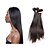 preiswerte Unverarbeitetes Haar-Unbearbeitet Echthaar Kunsthaar Verlängerung Glatt / Klassisch Brasilianisches Haar 500 g Mehr als ein Jahr Alltag