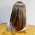 halpa Synteettiset trendikkäät peruukit-Synteettiset peruukit Suora Suora Peruukki Keskikokoinen Vaaleahiuksisuus Synteettiset hiukset Vaaleahiuksisuus