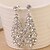 cheap Earrings-Women&#039;s Hoop Earrings Earrings Jewelry Gold / Silver For Wedding Party Halloween