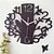זול שעוני קיר מודרניים/עכשויים-1pc 14 אינץ חלול עץ שעון חדר אילם שעון קיר שעונים