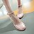 cheap Women&#039;s Heels-Women&#039;s Shoes PU Synthetic Spring Summer Fall Winter Novelty Comfort Heels Walking Shoes Chunky Heel Round Toe Buckle for Wedding Casual