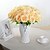 olcso Művirág-Poliészter minimalista stílusú Csokor Asztali virág Csokor 1