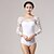 cheap Latin Dancewear-Latin Dance Leotard / Onesie Lace Splicing Women&#039;s Performance 3/4 Length Sleeve Natural Lace