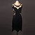 cheap Latin Dancewear-Latin Dance Dresses Women&#039;s Performance Spandex / Organza Embroidery / Tassel Sleeveless Dress