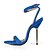 ieftine Sandale de Damă-Pentru femei Sandale Toc Stilat Vârf deschis Catifea Pantofi pe Gleznă Vară Verde / Albastru / Mov Închis / Party &amp; Seară / Party &amp; Seară