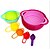 abordables Herramientas de Medición-El plastico Cocina creativa Gadget Canasta de frutas Para utensilios de cocina 10pcs