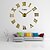 Недорогие Настенные часы-Современный современный Дерево / пластик AA Украшение Настенные часы Нет