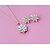 ieftine Seturi de Bijuterii-Pentru femei Sintetic Opal Opal cercei Bijuterii Roz / Violet Pentru Nuntă Petrecere Zilnic